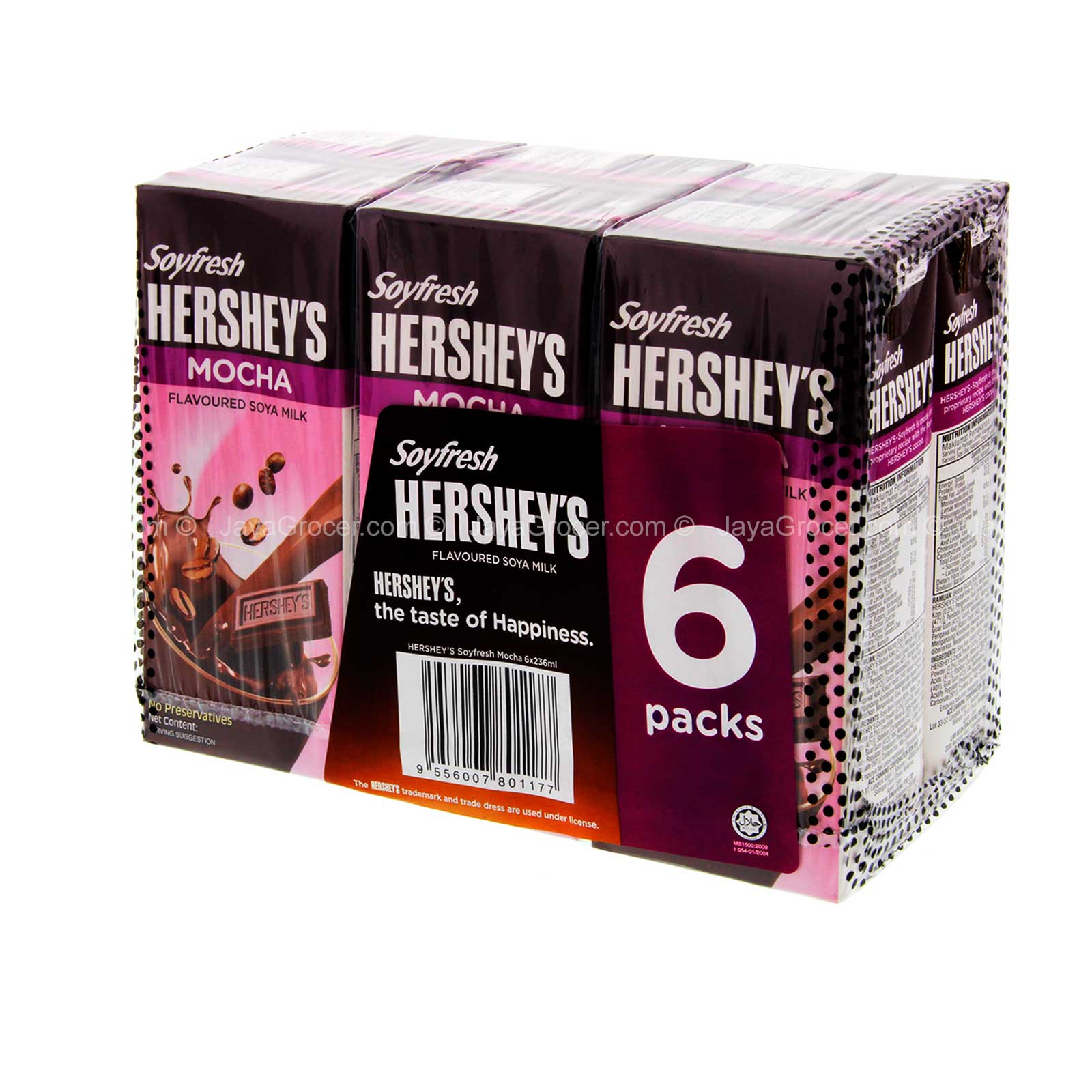 Hershey's Soyfresh Mocha Flavored Soya Milk 200ml x 6