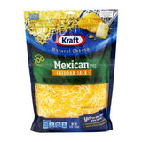 Kraft Natural Cheese Mexican Style Cheddar Jack 226g