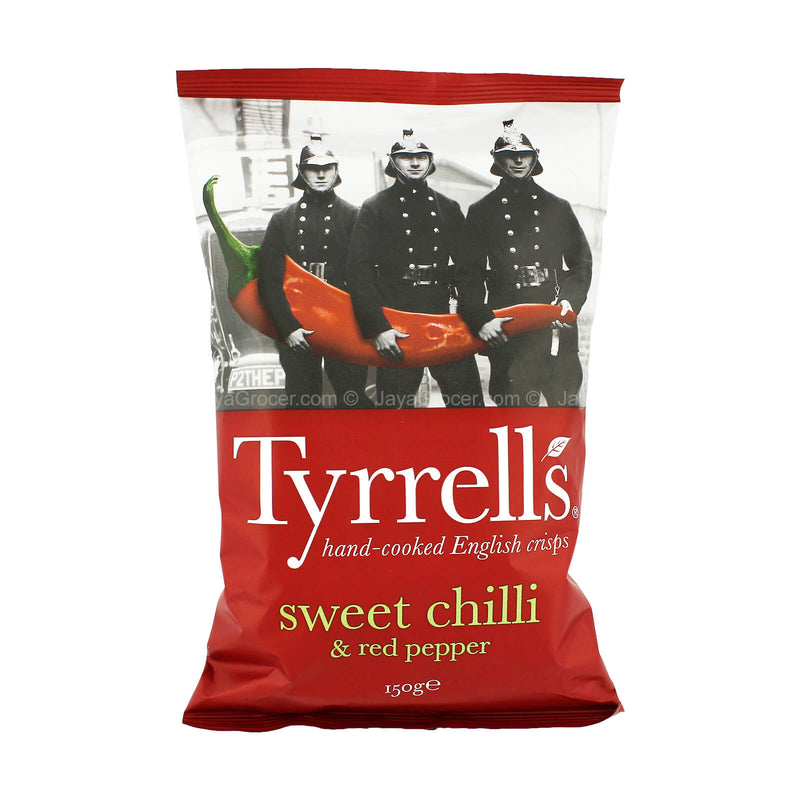 Tyrrell's Sweet Chilli and Red Pepper Potato Crisps 150g