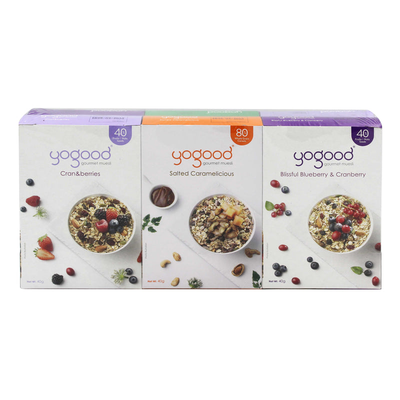 Yogood Gourmet Muesli Variety Pack 40g x 6
