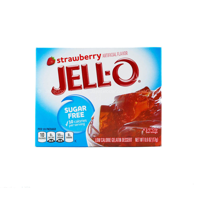 Jell-0 Strawberry Flavor Gelatin Dessert Mix 17g