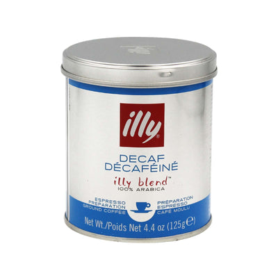 Illy Decaf Espresso Preparation Ground Coffee 125g