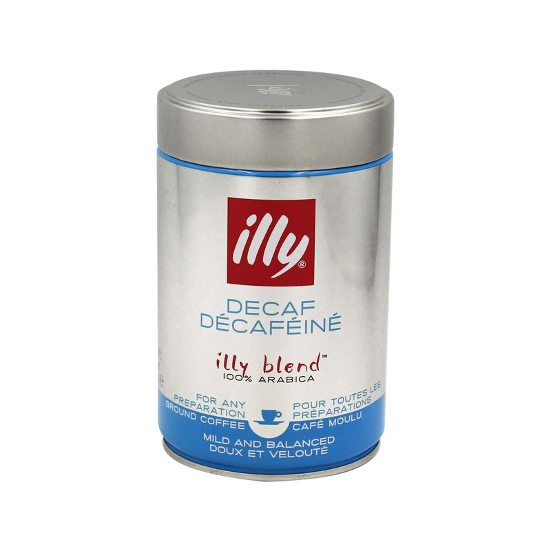 Illy Decaf Ground Coffee For Any Preparation 250g