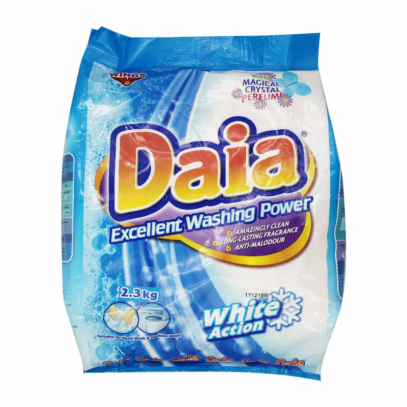Daia White Action Detergent Powder (Pouch) 2.3kg