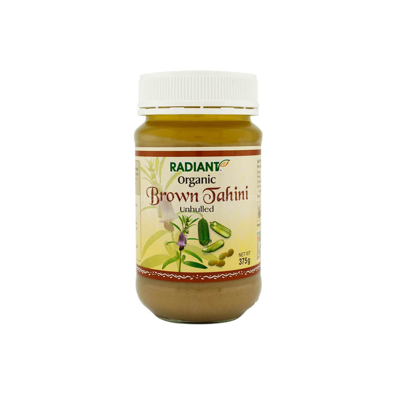 Radiant Organic Brown Tahini Unhulled 375g