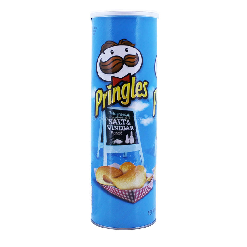 Pringles Salt & Vinegar Potato Crisps (USA) 158g