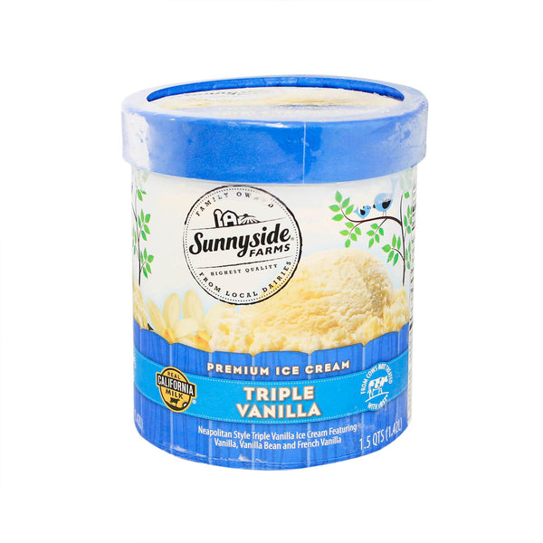 Sunnyside Farms Triple Vanilla Ice Cream 1.42L