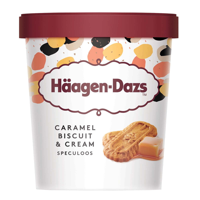 Haagen Dazs Caramel Biscuit & Cream Ice Cream 473ml