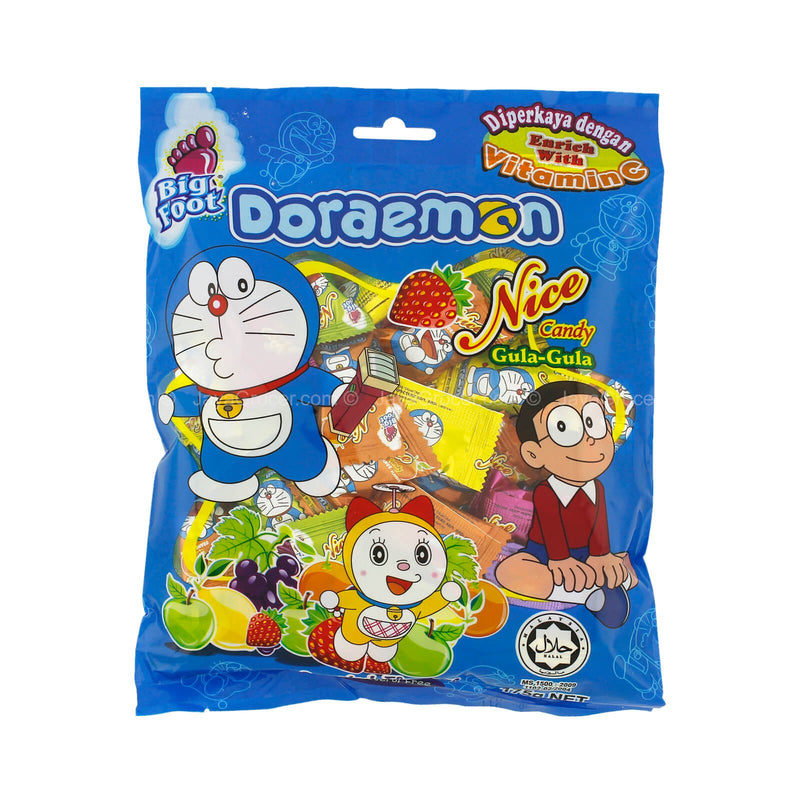 Big Foot Doraemon Nice Candy  Assorted Flavor 175g