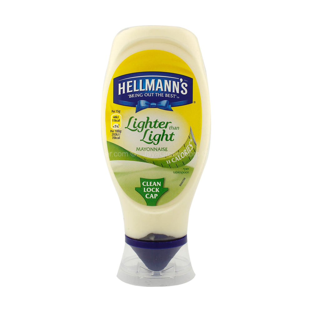 Hellmanns Squeeze Lighter than Light Mayonnaise 430ml
