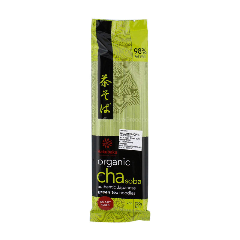 HAKUBAKU ORGN CHA SOBA(GREEN TEA) 200G