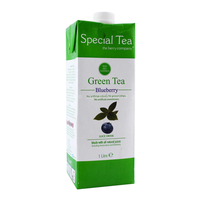 The Berry Company Special Tea Green Tea and Blueberry Drink 1L