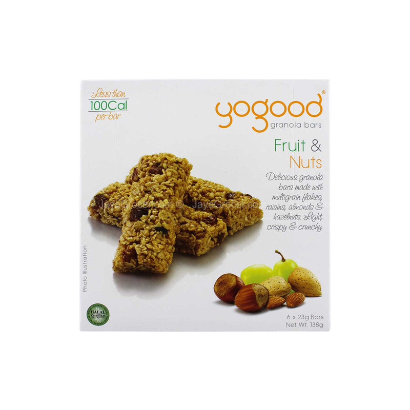 Yogood Fruit & Nuts Granola Bars 138g