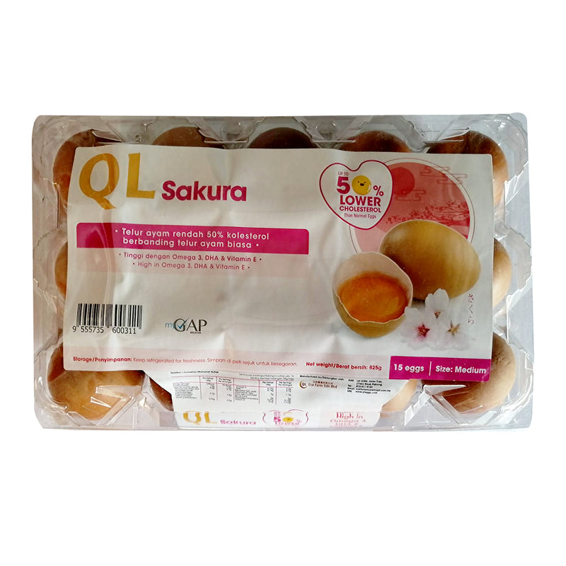 QL Sakura Fresh Eggs 15pcs/pack