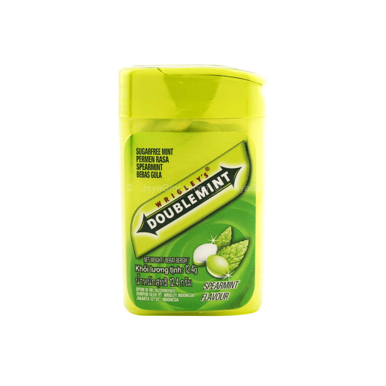 WrigleyÃ¢â‚¬â„¢s Doublemint Spearmint Flavour Sugar Free Mint 12.4g