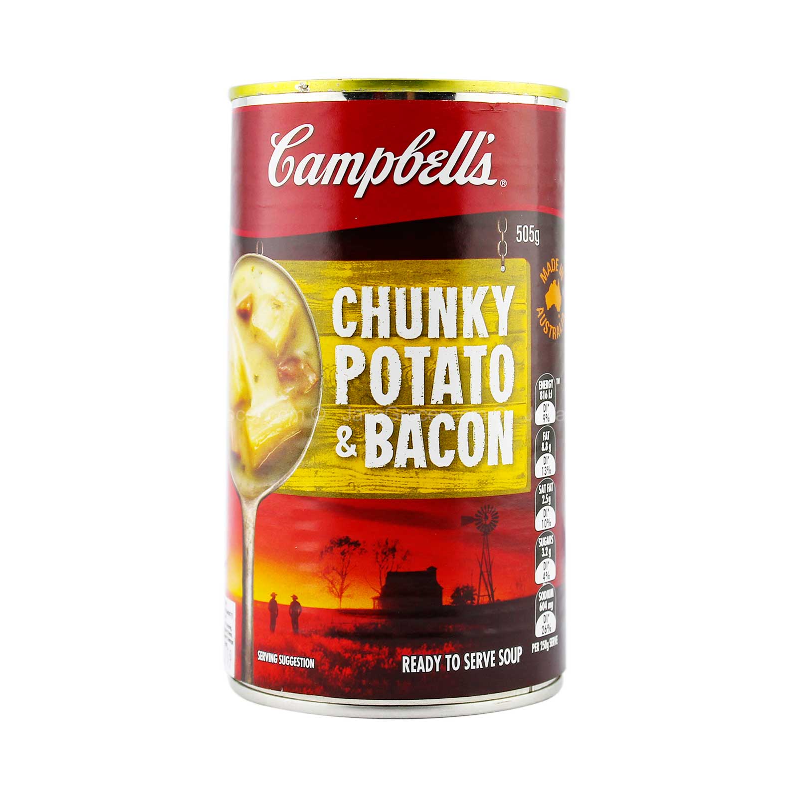 Campbell's Chunky Potato and Bacon Ready to Serve Soup 505g