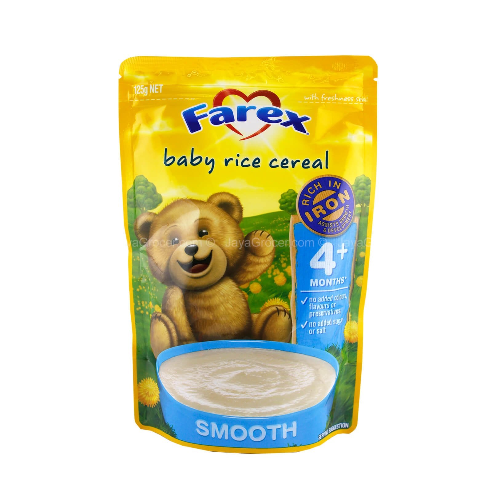 Farex Baby Rice Cereal Smooth (4 months++) 125g