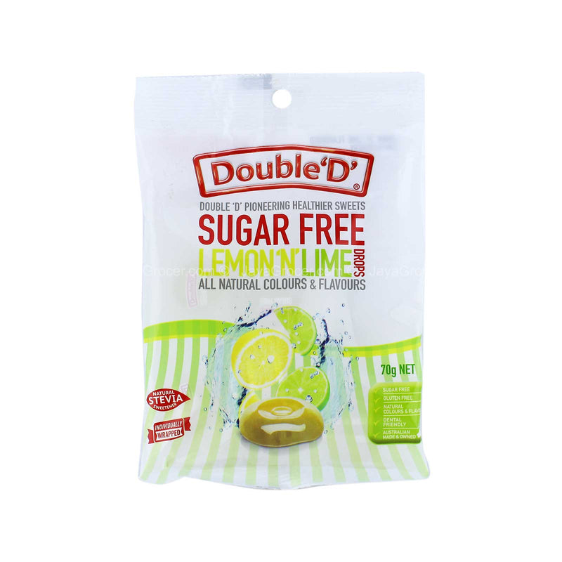 Double 'D' Sugar Free Lemon ‘N’ Lime Drops 70g