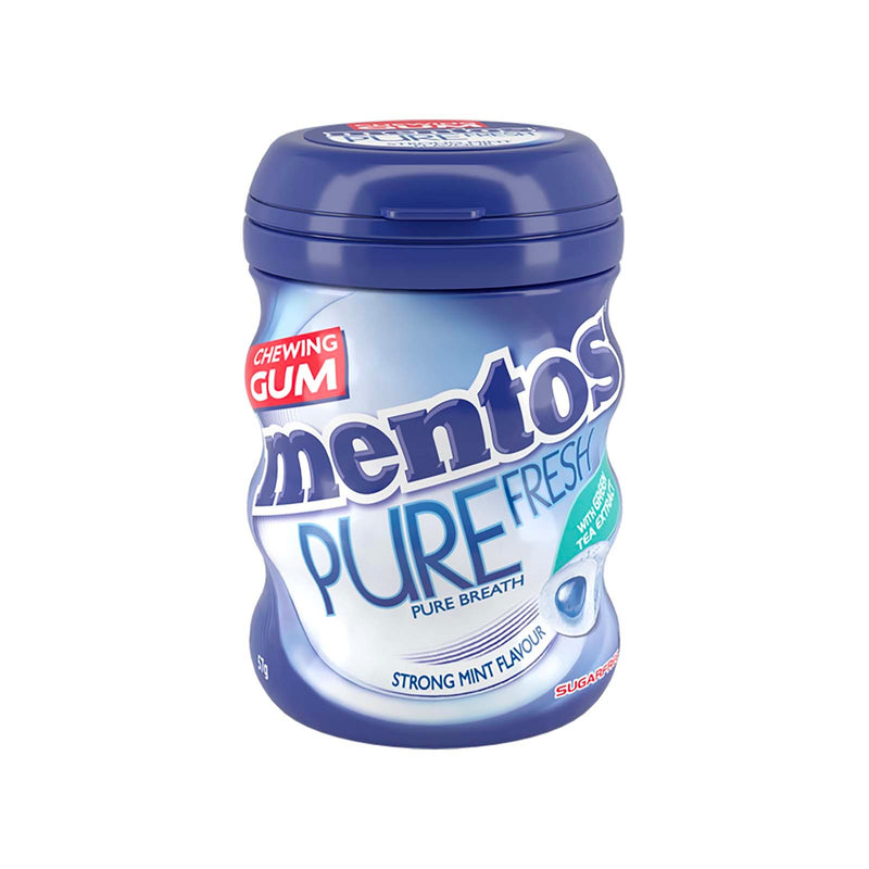 Mentos Pure Fresh Strong Mint Chewing Gum 57g