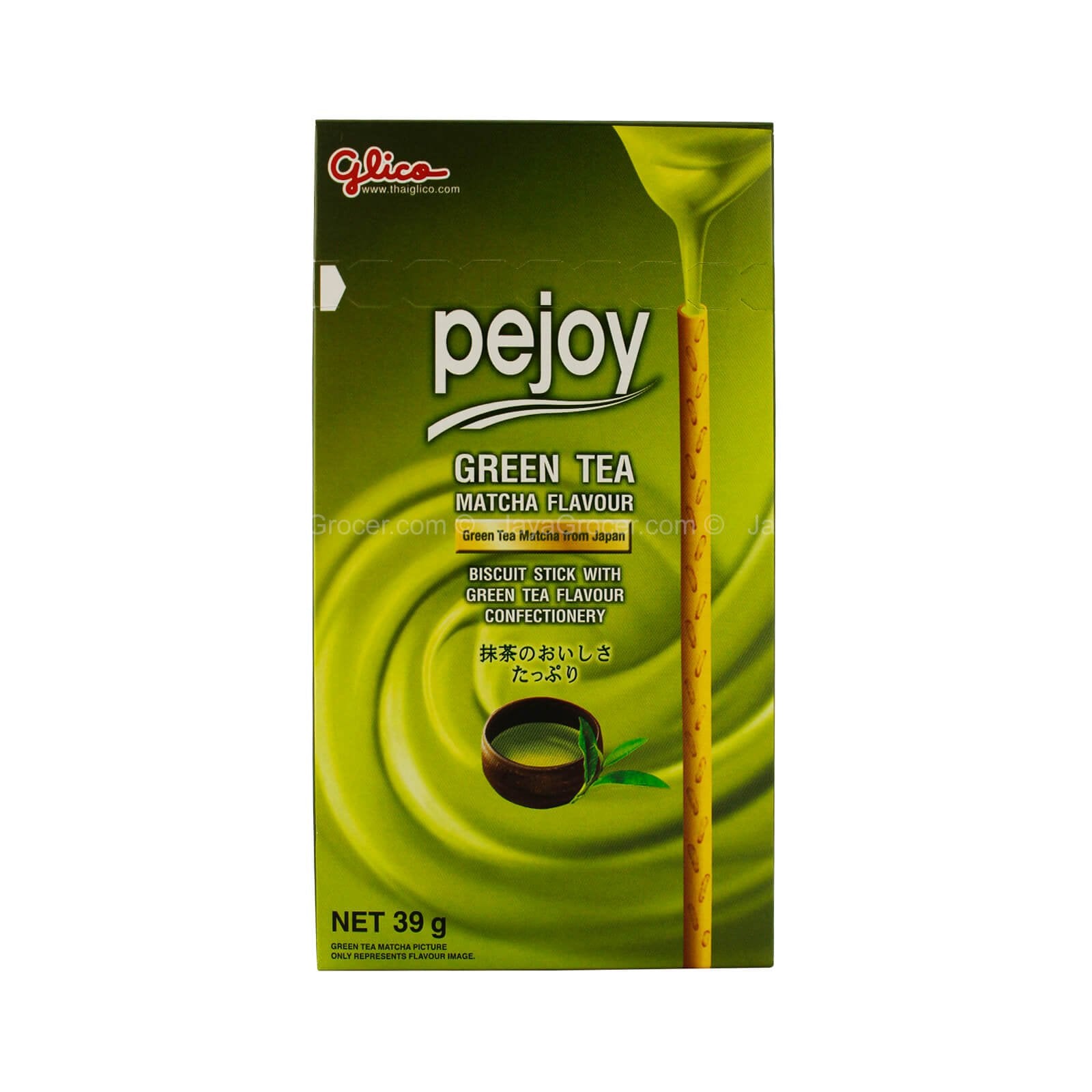 Glico Pejoy Green Tea Matcha Biscuits Stick 39g