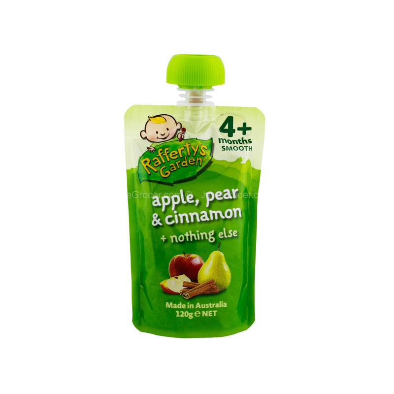 Rafferty's Garden Apple, Pear and Cinnamon + Nothing Else Smooth Baby Food (4+ Months) 120g