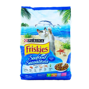 Friskies Adult Seafood Sensations Dry Cat Food 2.5kg