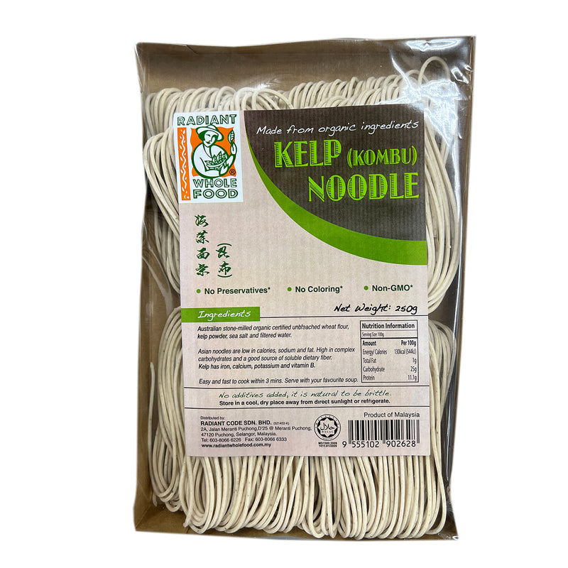 Radiant Whole Food Kelp (Kombu) Noodle 250g