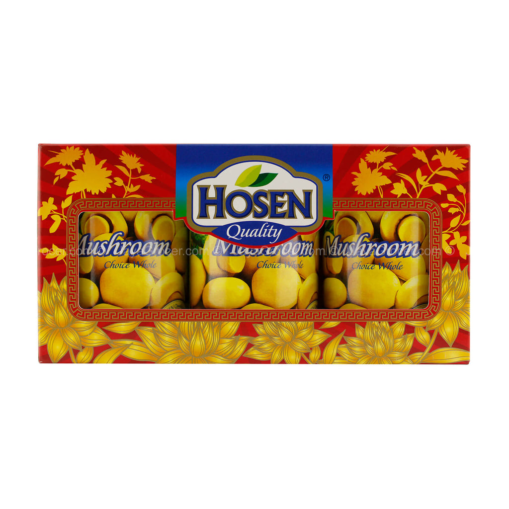 Hosen Canned Whole Mushroom Gift Pack 425g x 3