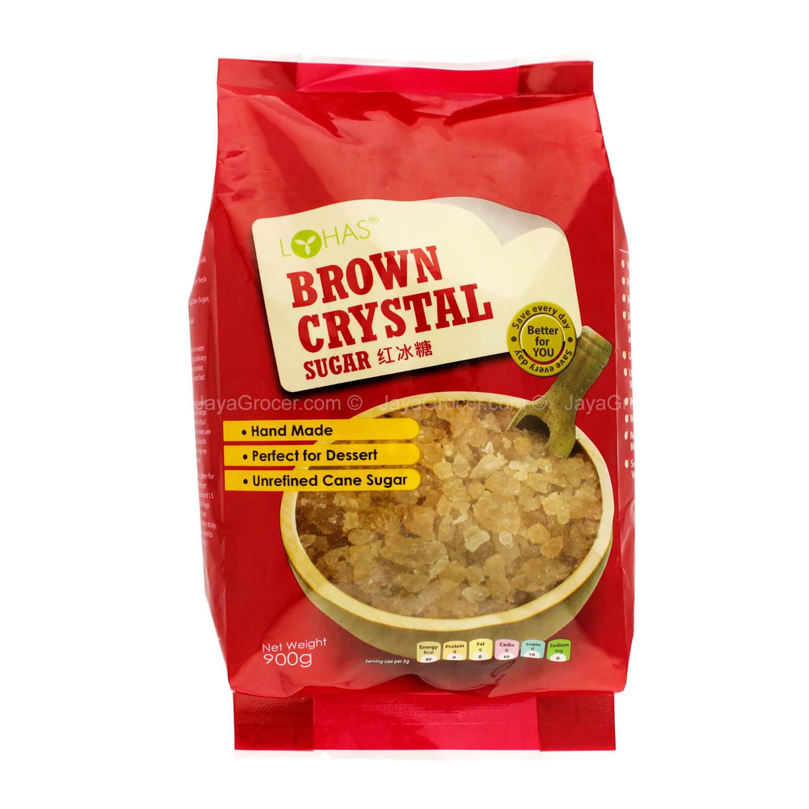 Lohas Brown Crystal Sugar 900g
