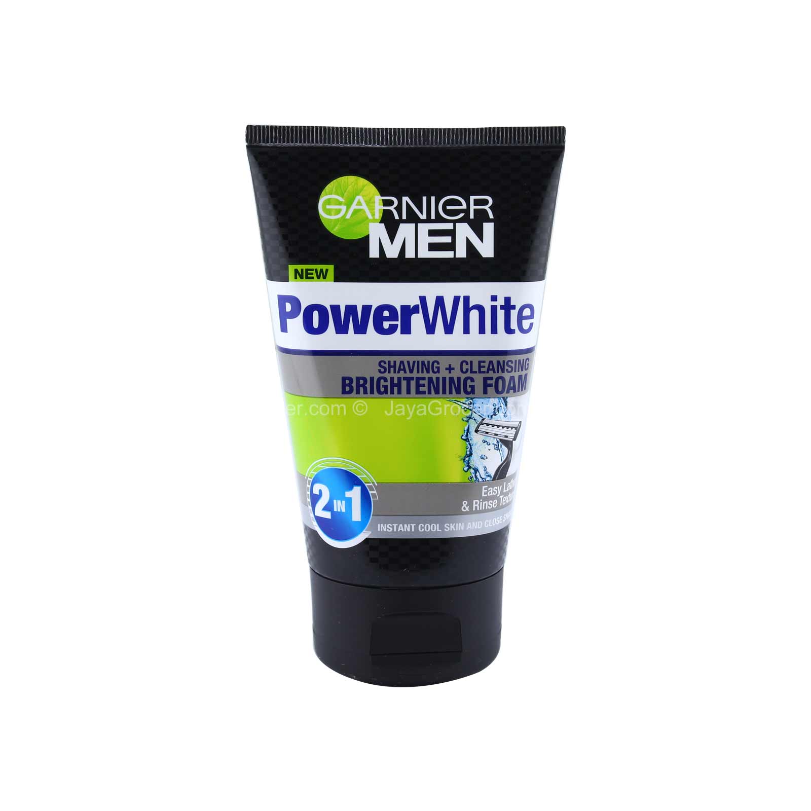Garnier Power White Shaving + Cleansing Brightening Foam 100ml