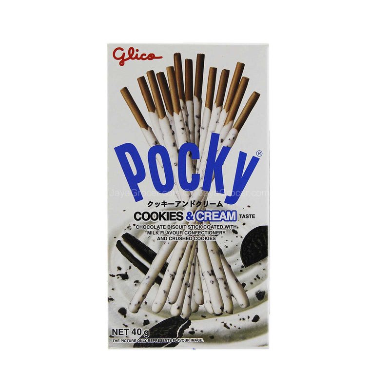 Glico Pocky Cookies & Cream Biscuit Stick 40g