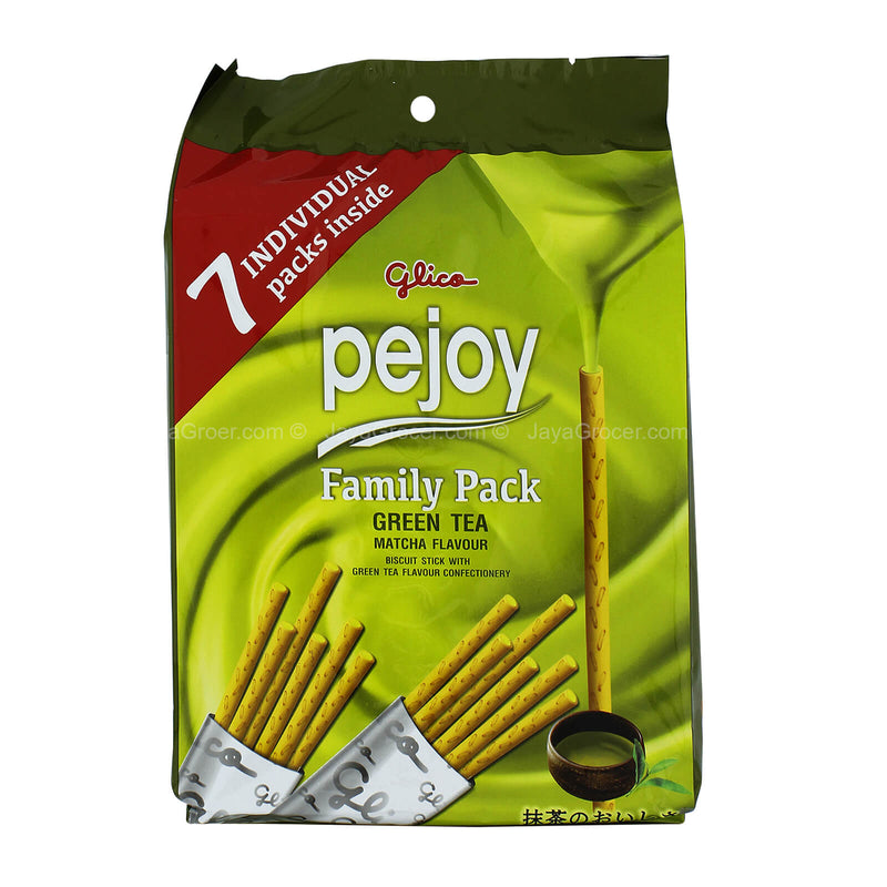 Glico Pejoy Family Pack Green Tea Matcha Flavour 126g
