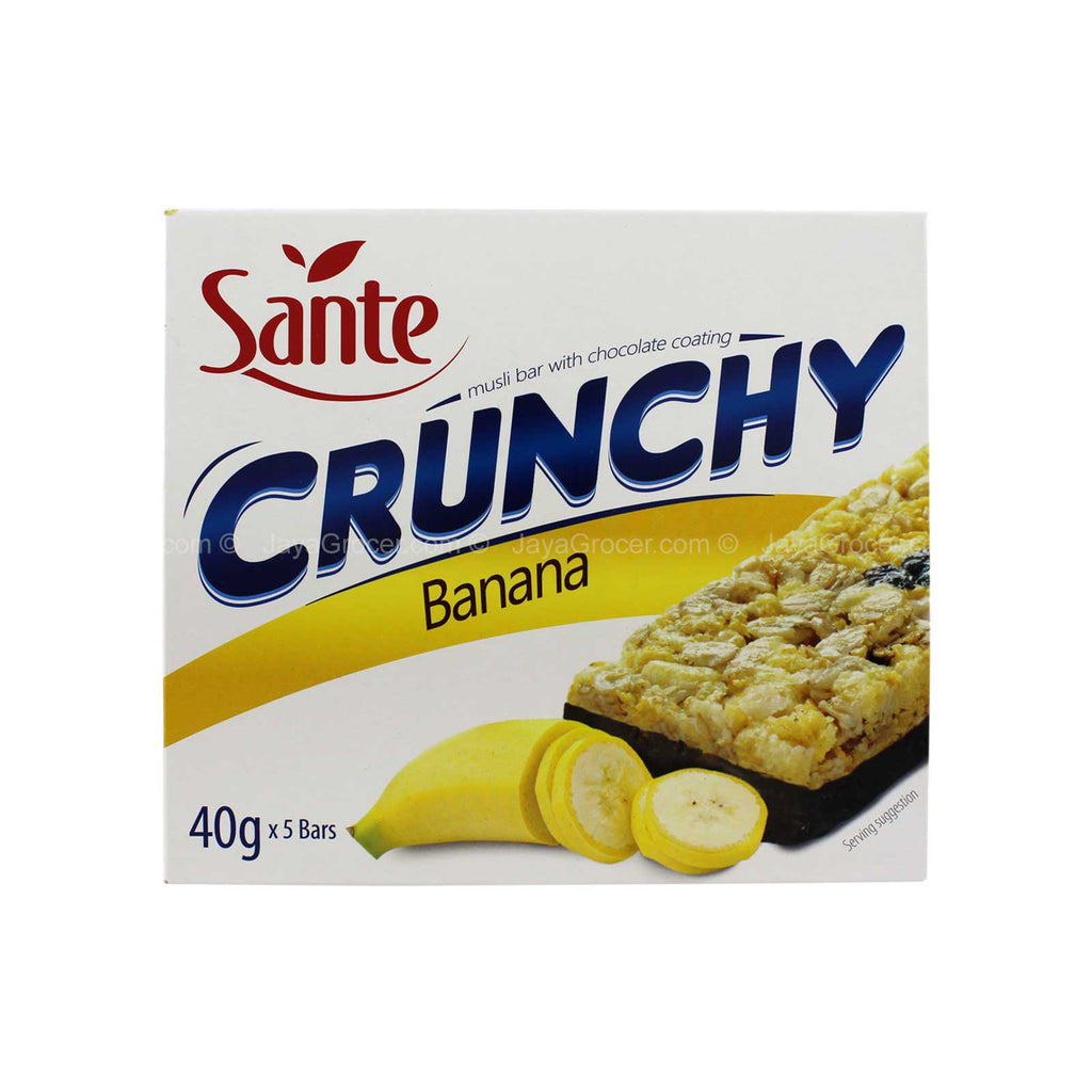 Sante Crunch Banana With Chocolate Musli Bar 40g x 5