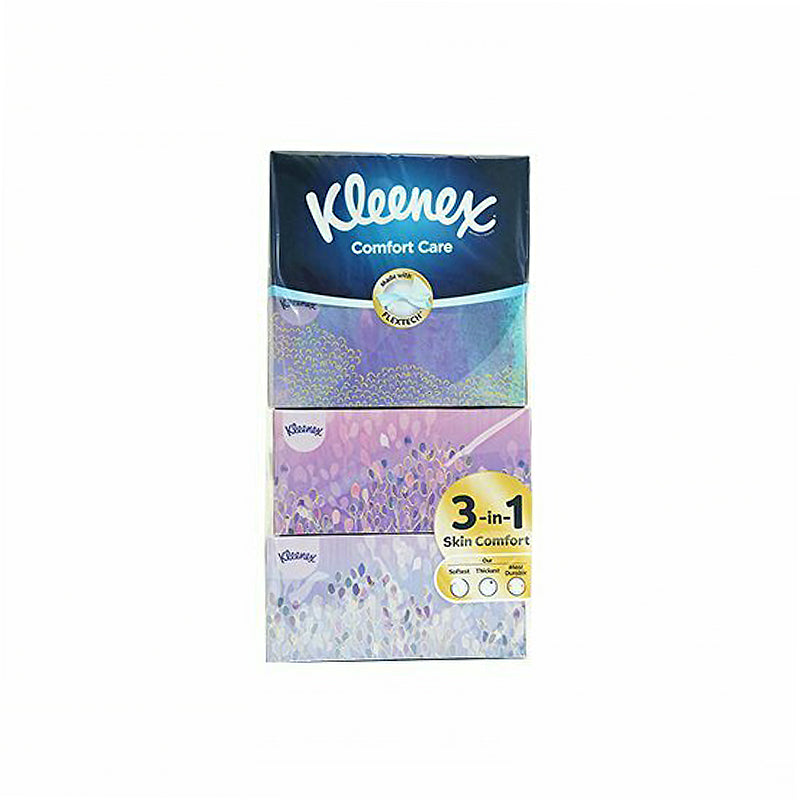 Kleenex Family Box Facial Tissue 100pcs x 4