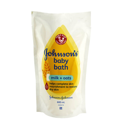 JohnsonÃ¢â‚¬â„¢s Baby Bath Milk + Oats Refill 600ml