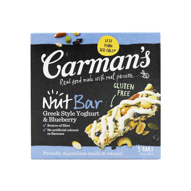 Carman’s Greek Style Yoghurt & Blueberry Nut Bar 160g