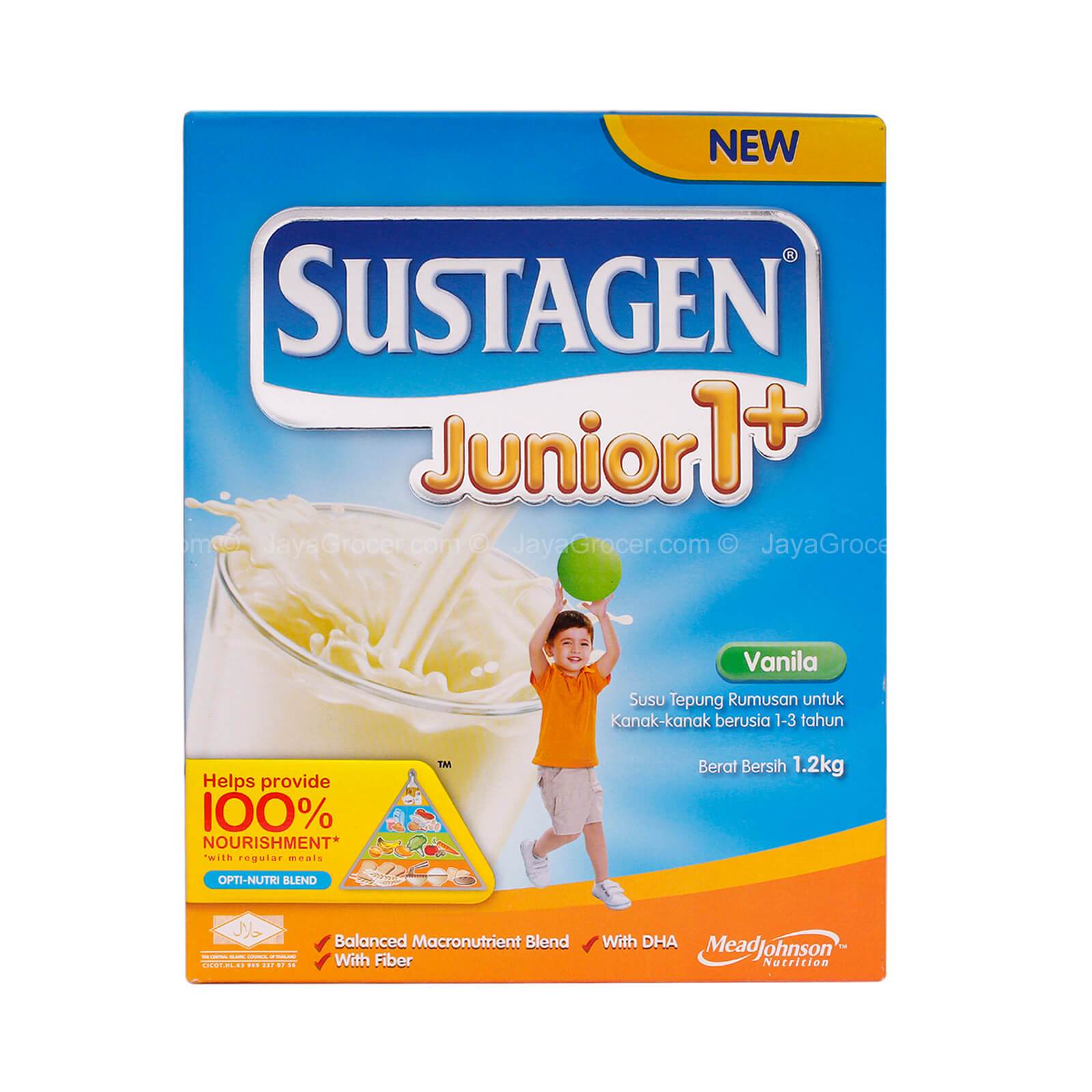 Sustagen junior 1+ vanilla 1.2kg