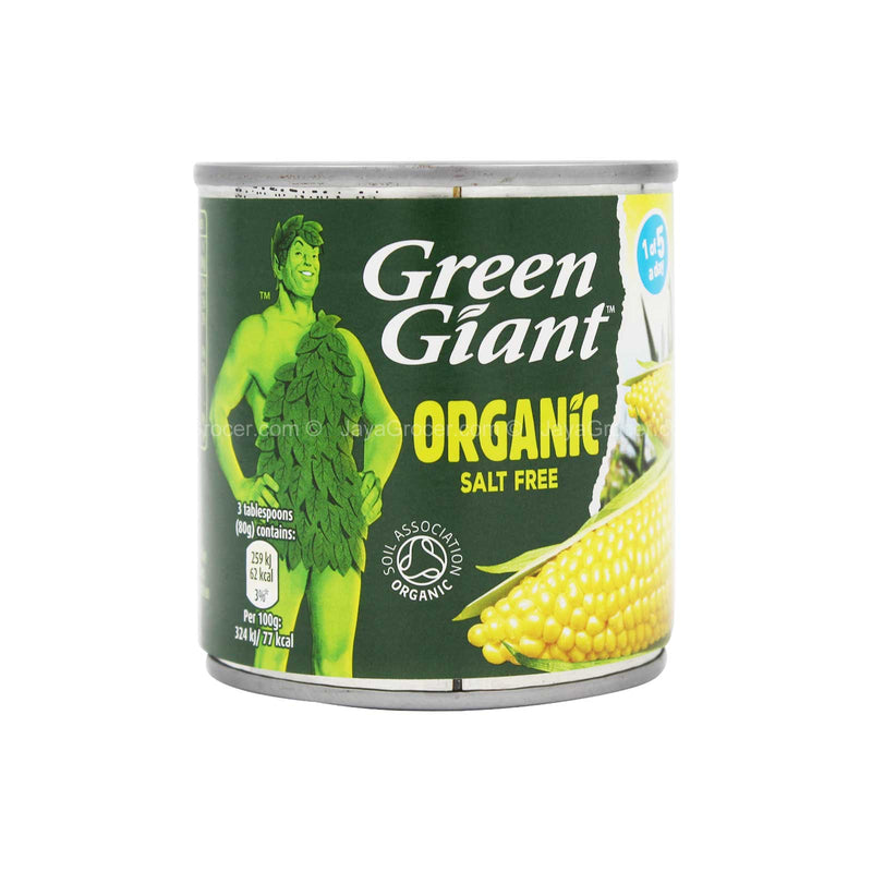 Green Giant Salt Free Organic Corn 160g