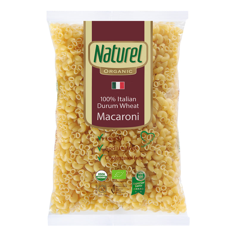 Naturel Organic Macaroni Pasta 500g