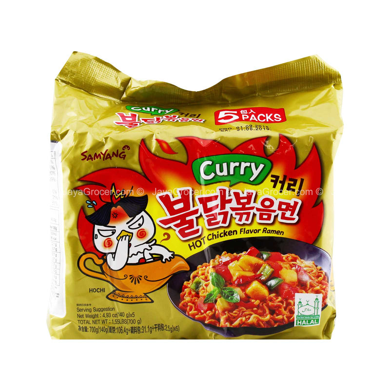 Samyang Hot Chicken Curry Flavor 140g x 5