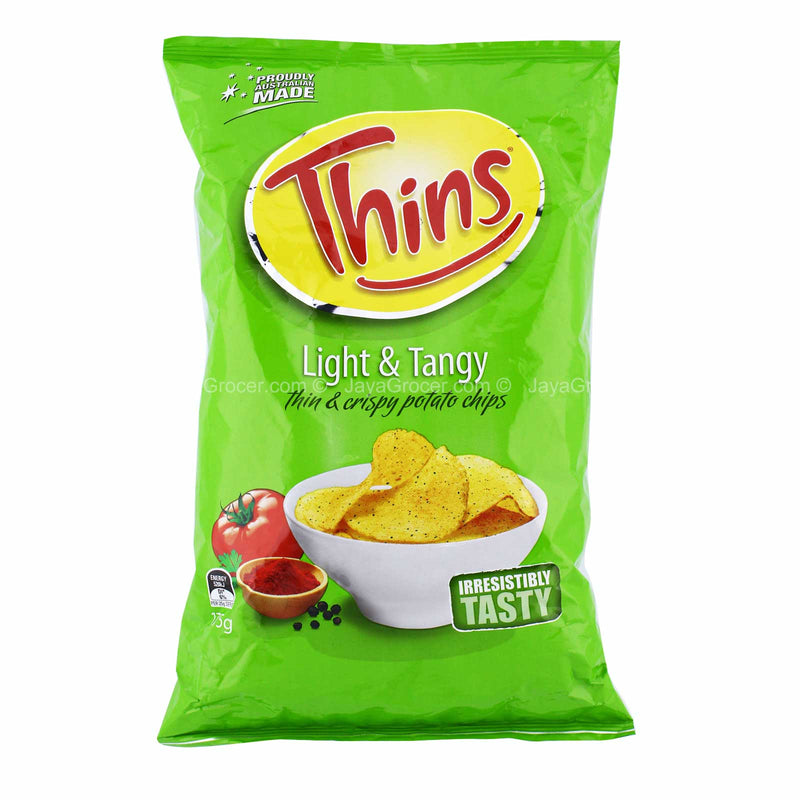 Thins Light & Tangy Potato chips 175g