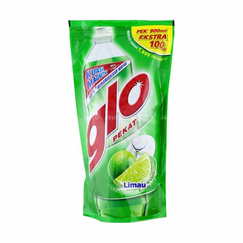 Glo Lime Dishwashing Liquid Refill 850ml