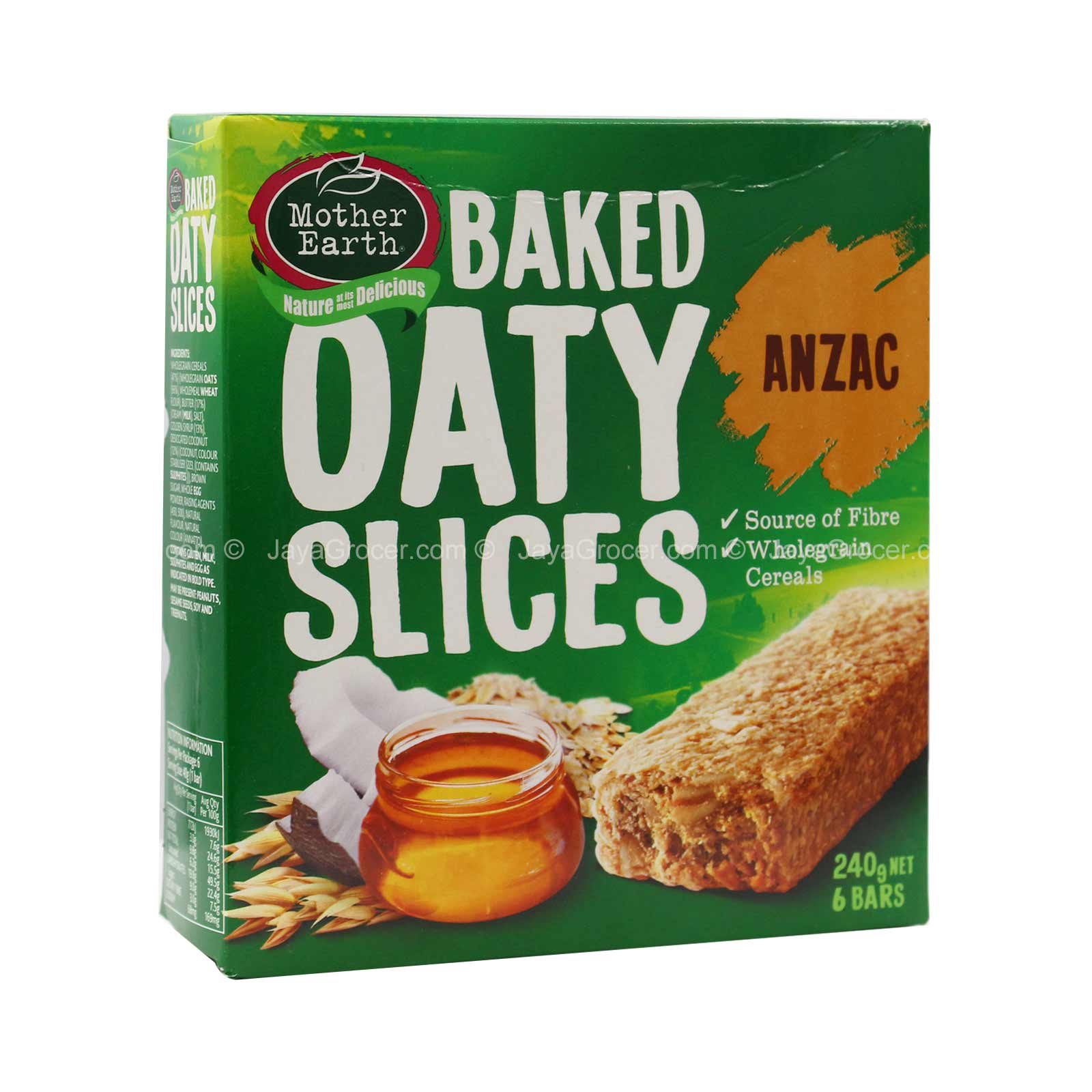 MOTHER EARTH BKED OATY SLICE AFGHAN 240G