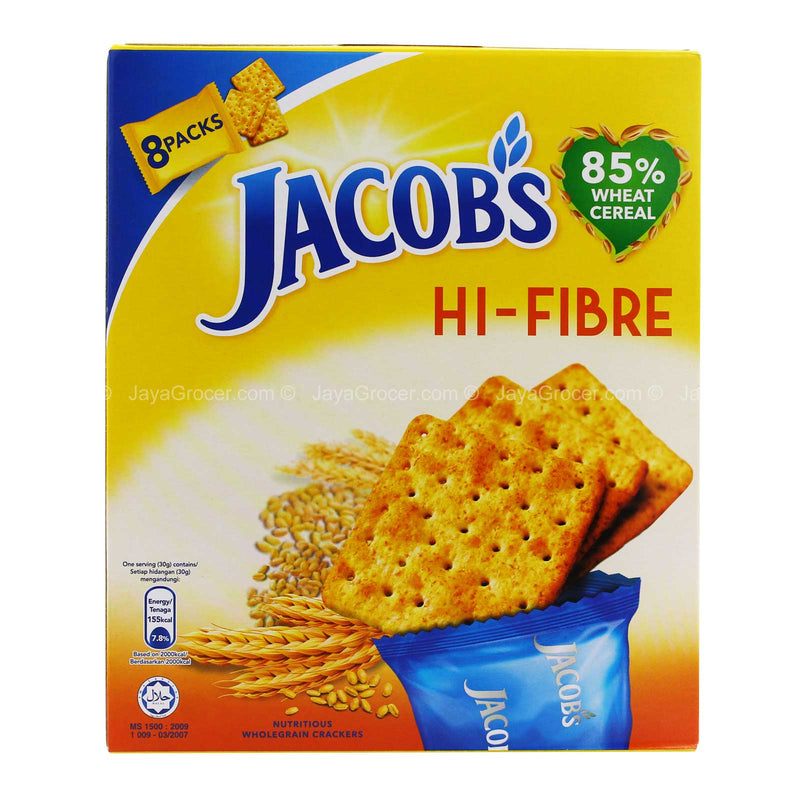 Jacobs Multipack Hi-Fbre Biscuits 209.6g