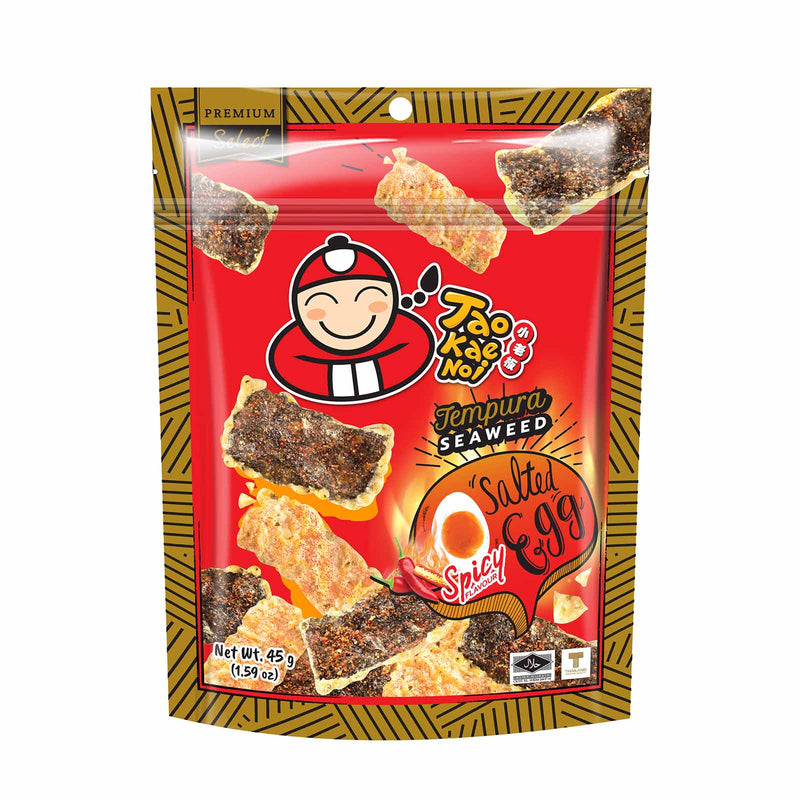 Tao Kae Noi Spicy Salted Egg Tempura Seaweed 45g