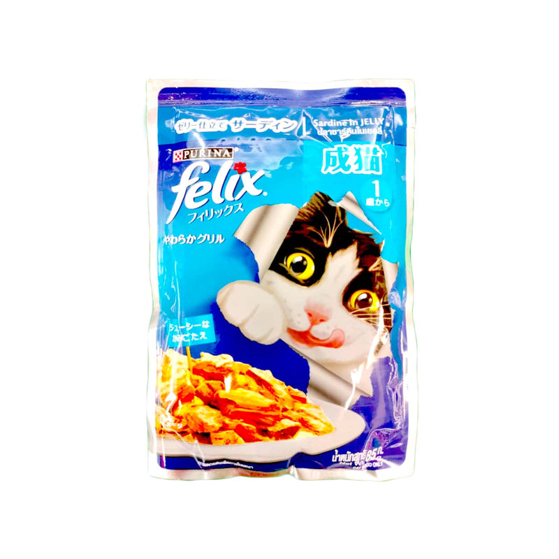 Felix Adult Sardine Cat Food Pouch 70g