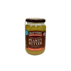 Mayver's Dark Roasted Peanut Butter Crunchy 375g