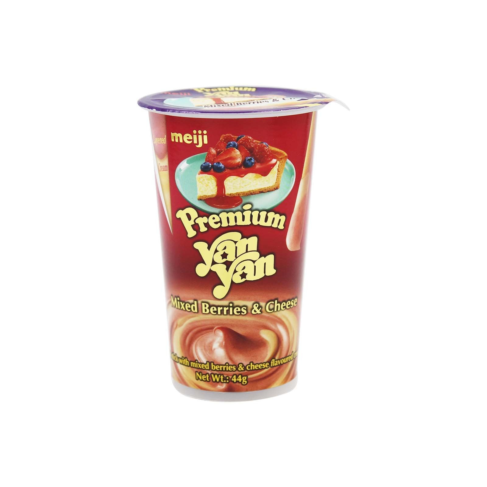 Meiji Yan Yan Mixed Berries & Cheese Flavoured Biscuit Stick 44g