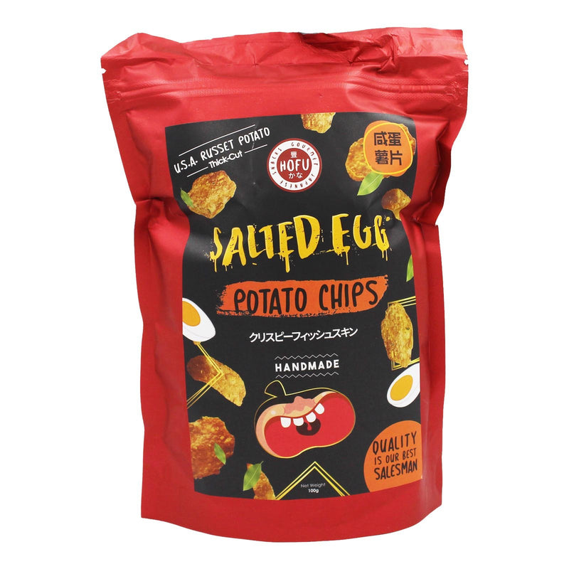 Hofu Salted Egg Potato Chips 100g