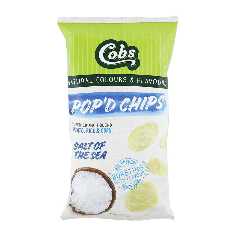 COBS POPPED CHIPS SALT OF THE SEA 110G